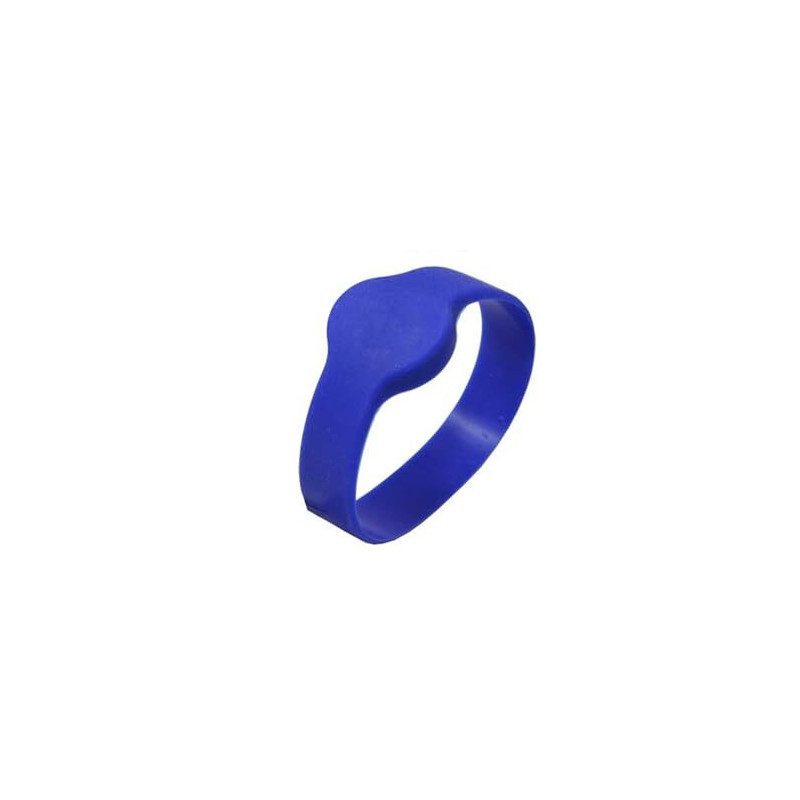 Pulsera RFID silicona 125 kHz 65 mm. color azul